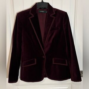 Size 4 Ralph Lauren Velvet blazer